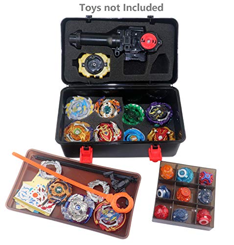 17Tek Battle Tops Case, Storage Carrying Box for Beyblade Burst Battling Games - Thumbnail 2