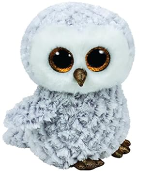 Ty Beanie Boos Owlette - White/Gray Owl Medium
