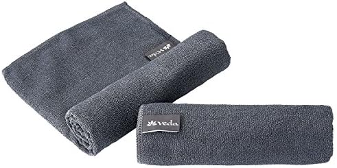 Veda Yoga Microfiber Hand Towel (Pilates/Sports/Gym) - 24" x 24" (set of 2)