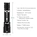 Sofirn SF36 Tactical Flashlight Rechargeable 18650 Battery and Charger Bundle, Cree XPL V6 LED 1070 High Lumens, Compact EDC Light For Camping Hiking Fishing Caving Hunting
