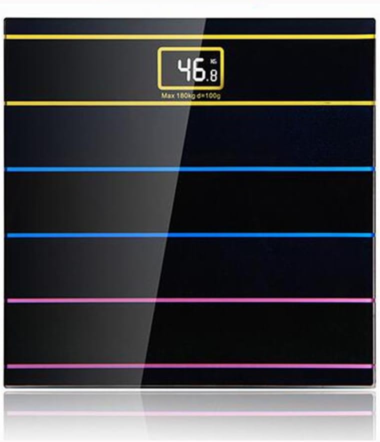 High Precision Digital Bathroom Body Weight Scale/Different Light, Creating Different Colors Design,Light The Beautiful Life - Colorful discoloration