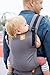 Baby Tula Free-to-Grow Baby Carrier 7 – 45 lb, Adjustable Newborn to Toddler Carrier, Ergonomic Inward Front and Back Carry, Easy-to-Use, Lightweight – Stormy, Gray
