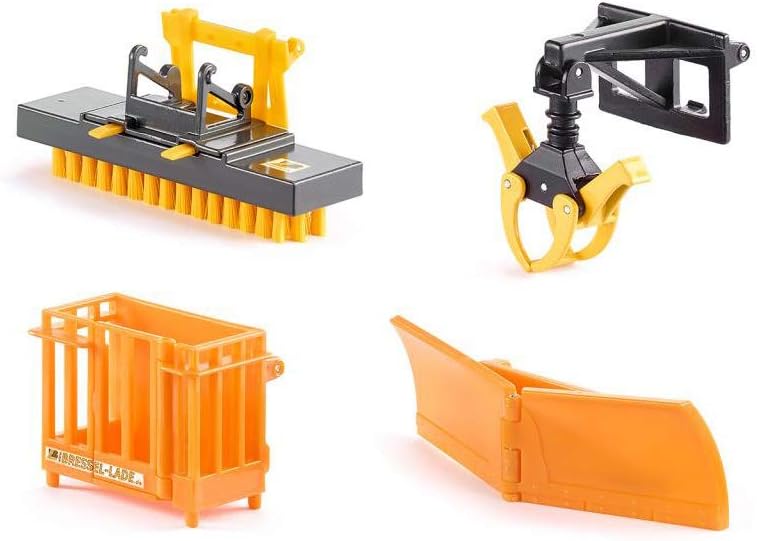 siku 3661, Front Loader Accessories, 1:32, Metal,Plastic, Orange, Movable parts, 21 cm (L) x 13.1 cm (W) x 5.9 cm (H)