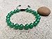 Bracelets,Green jade stone bracelets,It is fashionable for both men and women,Use as a gift.