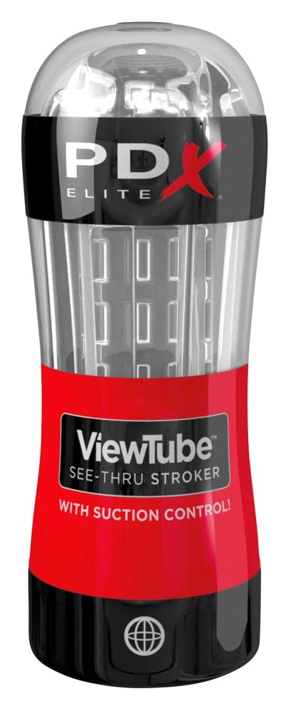 Pdx Elite Viewtube Stroker Masturbator Transparent One Size