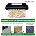 GERYON Vacuum Sealer Machine, Compact Automatic Vacuum Sealing System with Starter Kit of Saver Roll and Bags, Black