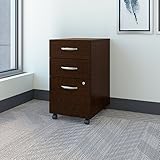 Bush Business Furniture Series C 3 Drawer Mobile File Cabinet in Mocha Cherry