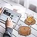 Iziusy 2-Piece Stainless Steel Coaster Holder: Fits Round and Square Coasters, Holds 4 to 7