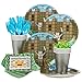 Medieval Party Supplies Standard Kit (Serves 8) - Includes Plates, Cups, Napkins, and Cutlery