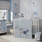 Lambs & Ivy Night Owl Happi by Dena 4 Piece Bedding Set