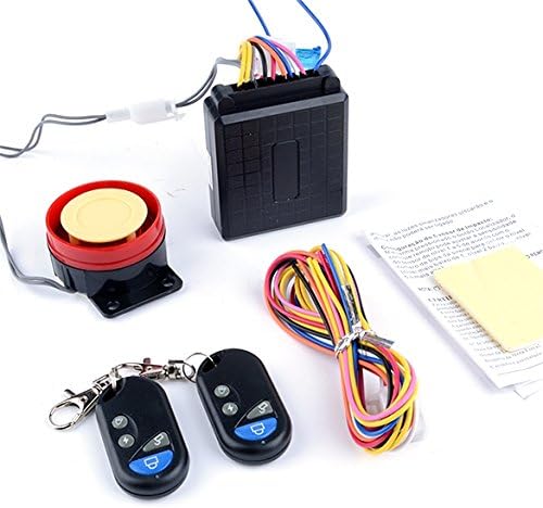 Motorcycle Bike Anti-theft Security Alarm System Remote Control Engine Start 12V