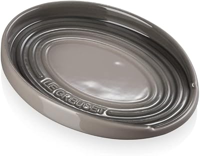 Le Creuset Stoneware Oval Spoon Rest Flint 71507154440099
