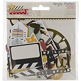 Simple Stories Say Cheese II Bits & Pieces Die-Cuts, Gold