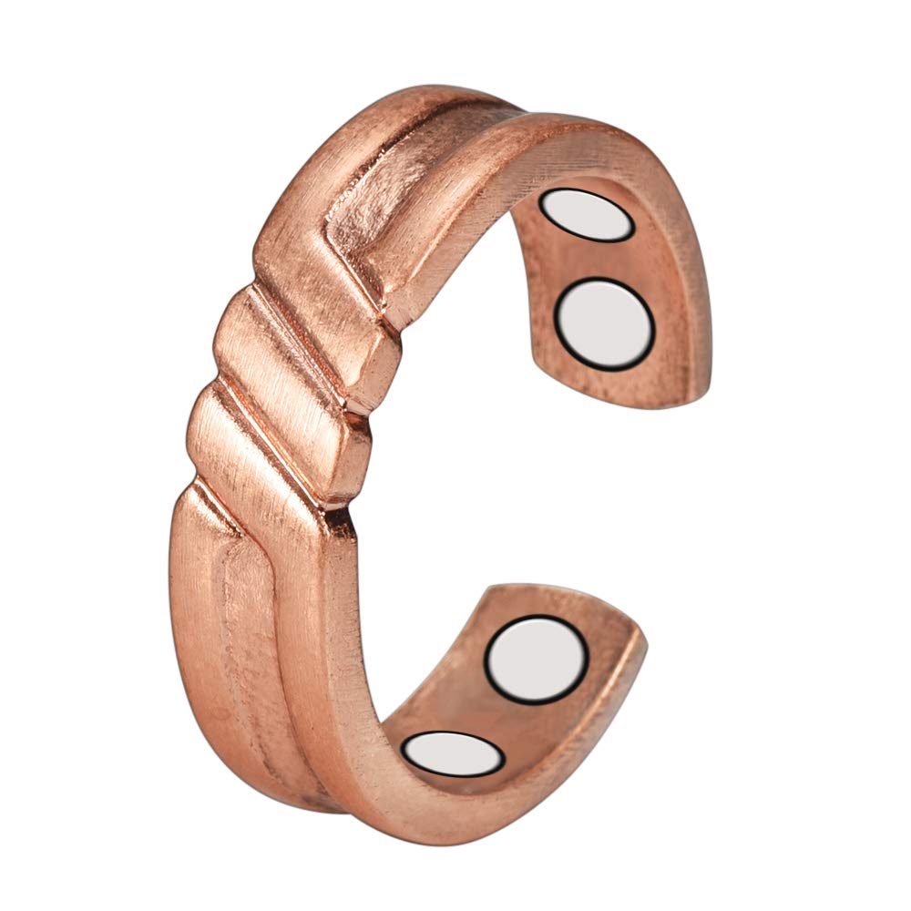 YINOX Copper Magnetic Ring for Men Women CPR-0954 Copper, Copper