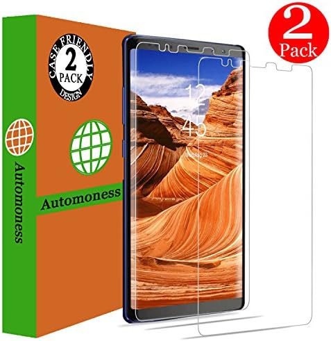 Galaxy Note 8 Screen Protector, Automoness Full Coverage HD Clear Anti-Bubble Wet Applied Galaxy Note 8 Screen Protector for Samsung Galaxy Note 8, [Case Friendly] [Not Glass] (2-Pack)