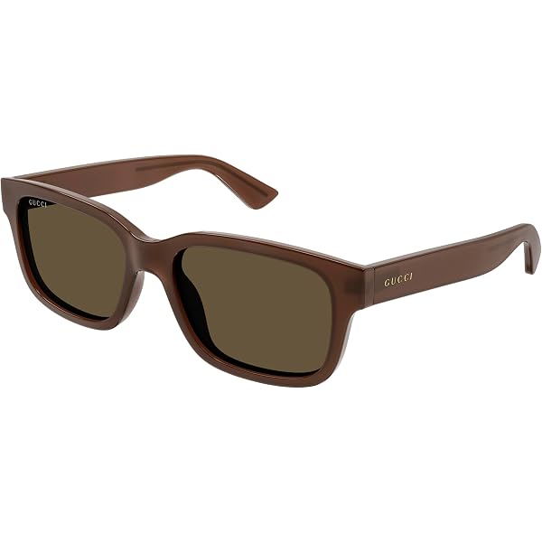 Gucci Black Brown Gold Hardware Plastic Gg0321 S 001 5519 145 Sunglasses Gucci Men main image 4