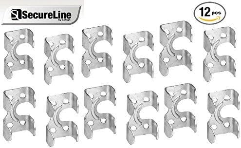 12pc Premium Quality SECURELINE Zinc Plated Steel 1/4" &amp; 3/8'' Rope Clamps