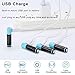 Rechargeable AAA Batteries, 100% Capacity 675mwh 450mAh Micro USB Charge, 1.5Hours Charging Fast Rechargeable Lithium Batteries, 1000 Cycle (4 Pack)