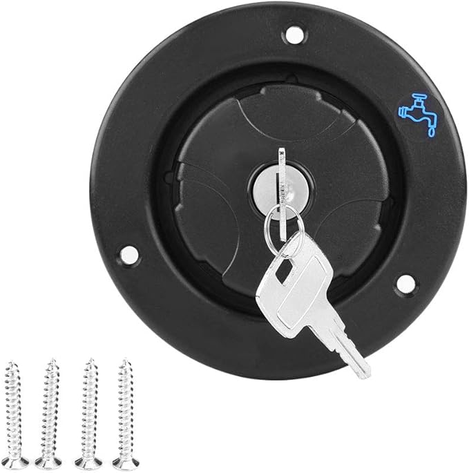 Keenso RV Water Inlet Cover, Water Inlet Cap Recreational Vehicle Water