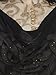 Dupatta Bazaar Woman's Embroidered Black Chiffon  Chunni,Dupatta, Stole with Lace Border