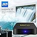 SCS ETC TV Box -MX10 with Android 8.1 OS, Features 4GB + 32GB Rockchip RK3328 Quad-Core 64 Bits, Support WiFi 100M LAN 3D 4K HDR, Smart TV Box with 2.4G Remote - 2018 Updated Version