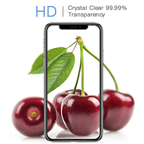 [2 Pezzi] Senistech iPhone X Pellicola Protettiva - Pellicola Vetro Temperato per iPhone X - 0.33mm HD Alta Trasparente ,Anti-Bubbles, Ultra Resistente, 3D Touch Compatible