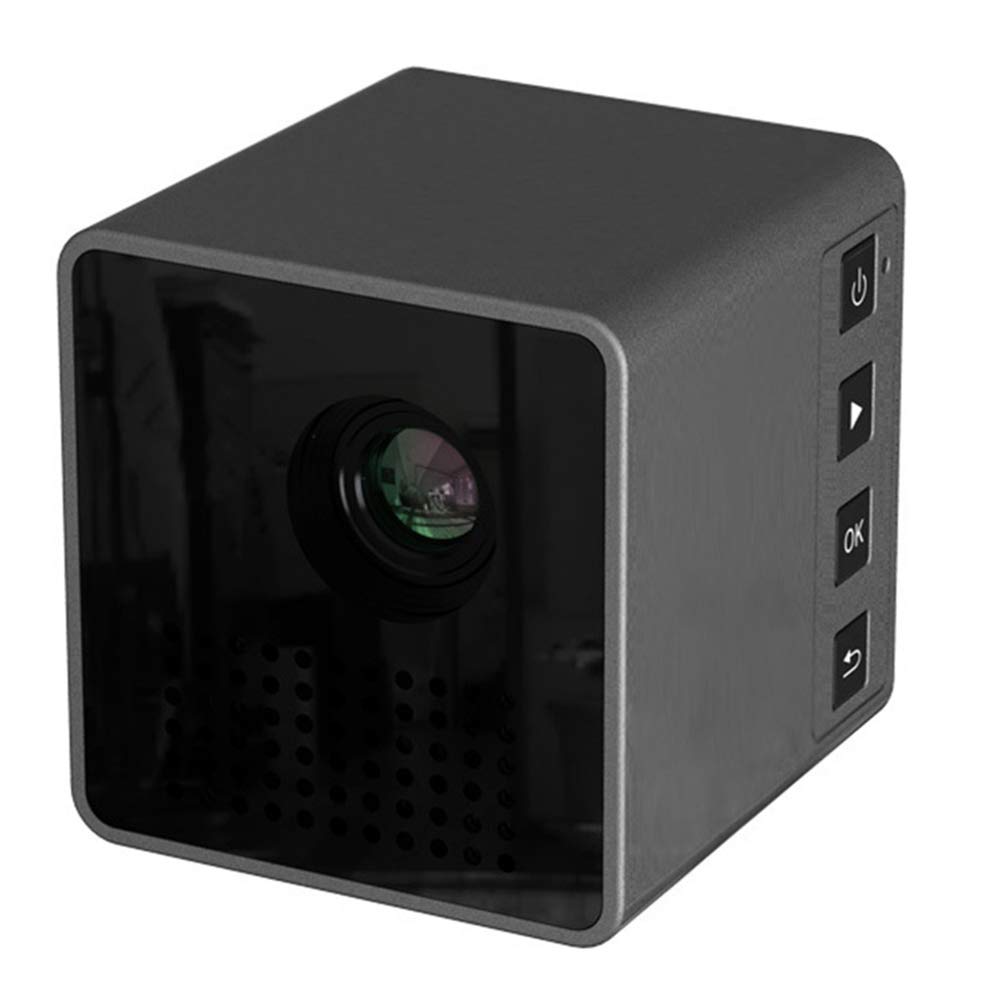 Syfinee P1S Mini Cube Pico Projector with Wi-Fi DLP HD 1080P Home ...