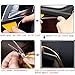 Glossy Car Decoration Trim for Door Dashboard 16ft(5M),Firwood Interior Exterior Decoration Flexible Strip including install Tool (silver)