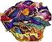 Sari Silk 100g Ribbon Yarn Dupioni Parrot with Lurex Recycled Sari Silk Ribbon Yarn Color #2