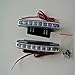 Bhbuy 1 Set Car Daytime Running Light 8 LED DRL Daylight Head Lamp Super White 12v Dc