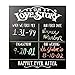 Our Love Story Personalized Wedding Sign Chalkboard, Couples Decor, Bridal Shower & Engagement Gift, Mr & Mrs Gift, Save The Date Prop
