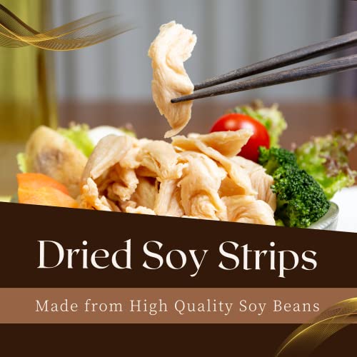 SoyJOCK TVP Organic Soy Beans Protein Strips Vegan Meat Substitute