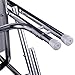Leader Accessories Portable Folding Deck Chair with Aluminum Frame and Armrests (White)