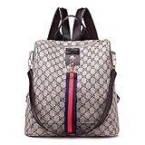 LYOMON Fashion Leather Backpack Purse for Women Designer PU Shoulder Bag Handbags Travel Purse Sshool Backpack for Girl