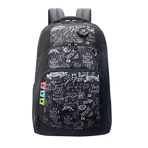 Arctic Fox 44 Liters Doodle Black Backpack