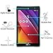ASUS ZenPad C 7.0 Z170C Glass Screen Protector, OMOTON Tempered-Glass Screen Protector with [9H Hardness] [Premium Crystal Clear] [Scratch-Resistant] [No-Bubble Installation], Lifetime Warranty