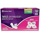 Member's Mark Total Protection Maximum Long Pads (192 ct.)