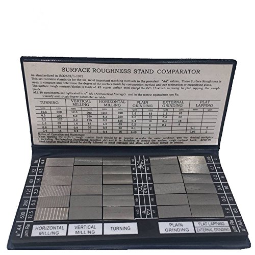 MXBAOHENG Combined 30 Block Surface Roughness Comparison Sample Roughness Comparison Sample