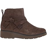 TOMS Womens Marlow Round Toe Zippered Casual Boots Ankle Low Heel 1-2" - Brown