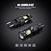 SiriusLED Super Bright 3030 Chip White and Amber Switchback Projector LED Bulbs for Turn Signals DRL Tail Lights 3157 4157 3057