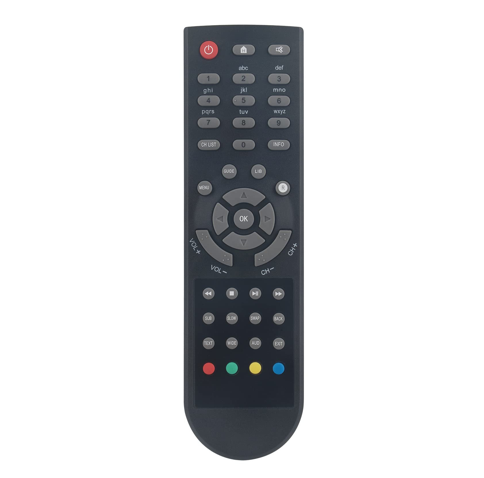 AULCMEET GD11FVRSD32 Replacement Remote Control Compatible with Goodmans 4K OLED Smart TV GD11FVRSD50 GDB1232DTR