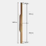highdecora Gold Profile Pull Handle for Wardrobe, Cabinet, Drawer - Pack of 6 view 3
