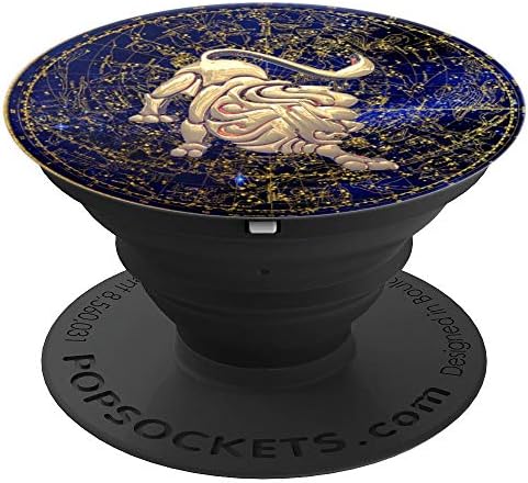 Leo Astrological Sign Zodiac Design PopSockets PopGrip: Swappable Grip for Phones & Tablets