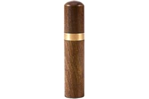 Wooden Toothpick Holder Wood Mini Toothpick Dispenser Pocket Capsule Case Portable Handmade Craft Outdoor Use (Blackwood)