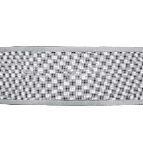 Baby Mesh Crib Liner , Soft Breathable Hypo-allergenic 100% Microfiber Polyester Washable Crib Bumper Liner for Standard Crib Nursery Bedding Accessories