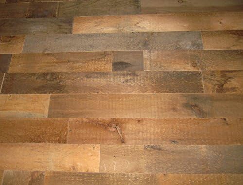 East Coast Rustic DIY Brown 5.5" Unsealed Reclaimed Wood Accent Wall 20 Square Feet (Shades of Brown)