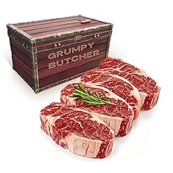 Grumpy Butcher Ribeye Steaks, 4 Pack