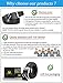QISHI YUHUA Ratchet Belt for Men, Slide Men's Belt with Genuine Leather 1 3/8,Trim to Fit - Black,137-L