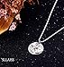Sllaiss Compass 925 Sterling Silver Necklace Freshwater Pearl Necklace for Women