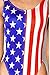 Uget Women's Printed American Flag One Piece Swimsuit Sexy Monokini Swimsuit S